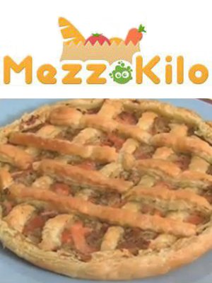 crostata-salata crostata salata cotto e mangiato